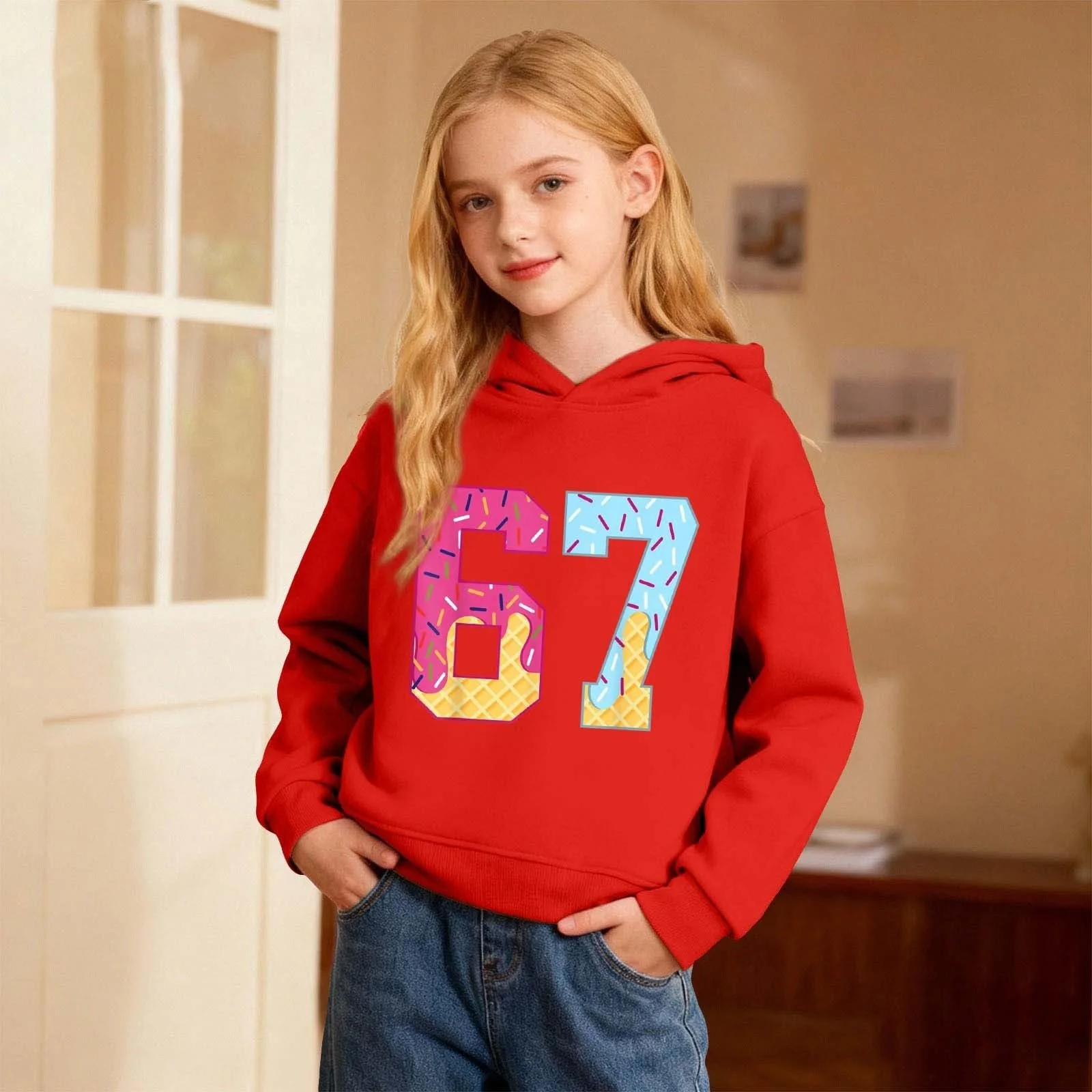 Пуловер для подростков, толстовка с принтом 67, теплые детские мягкие зимние свитеры, худи, пуловер 134, тренировочная куртка 152 158, зимняя куртка, джемпер 140, футболки, фото №3