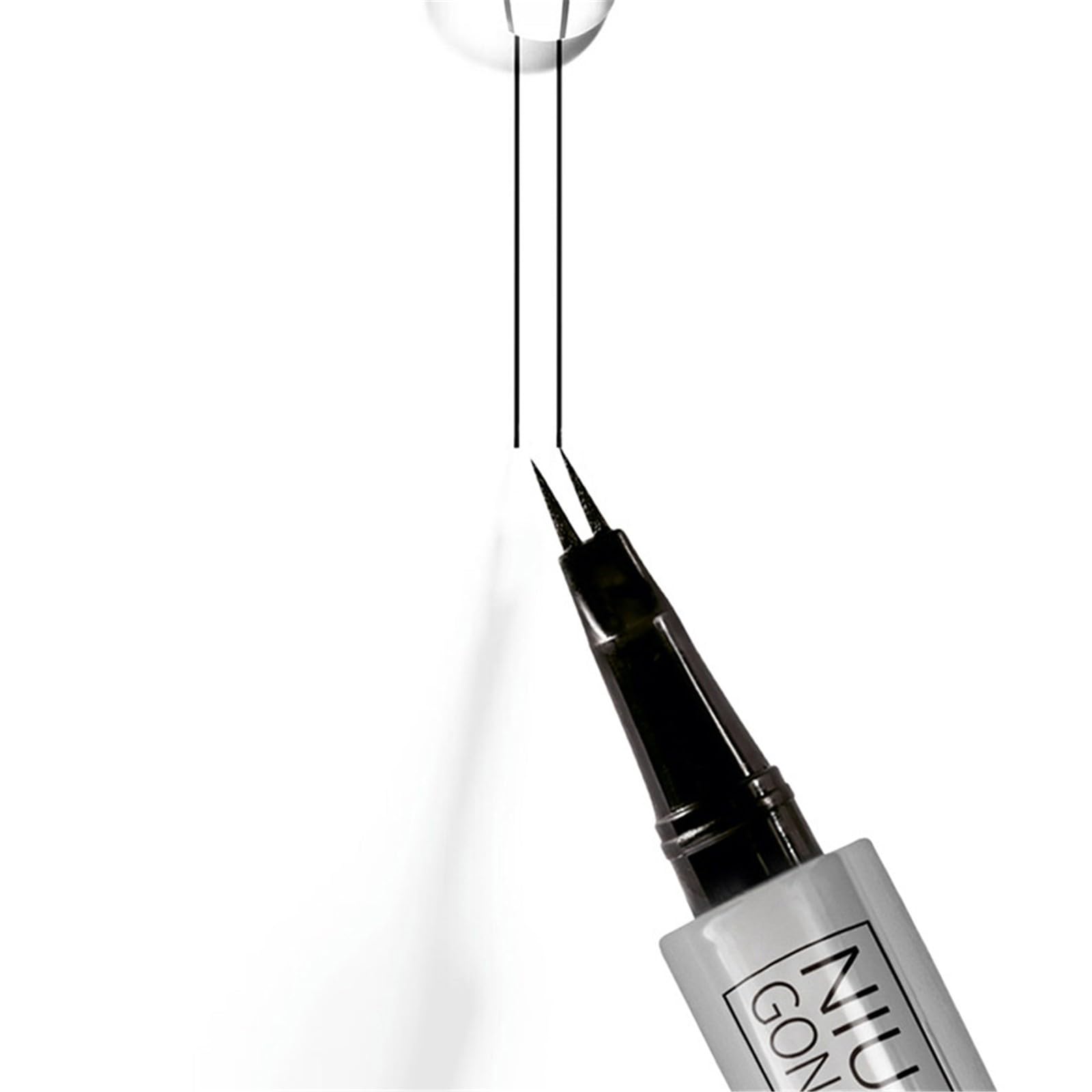 Щітка Piece Two Prongs, Оновлення, 2 олівці для брів з наконечниками для жінок, макіяж очей з мікроблейдинговим олівцем для брів, натуральний тонкий олівець для брів, колір (BW2, один розмір), фото №5