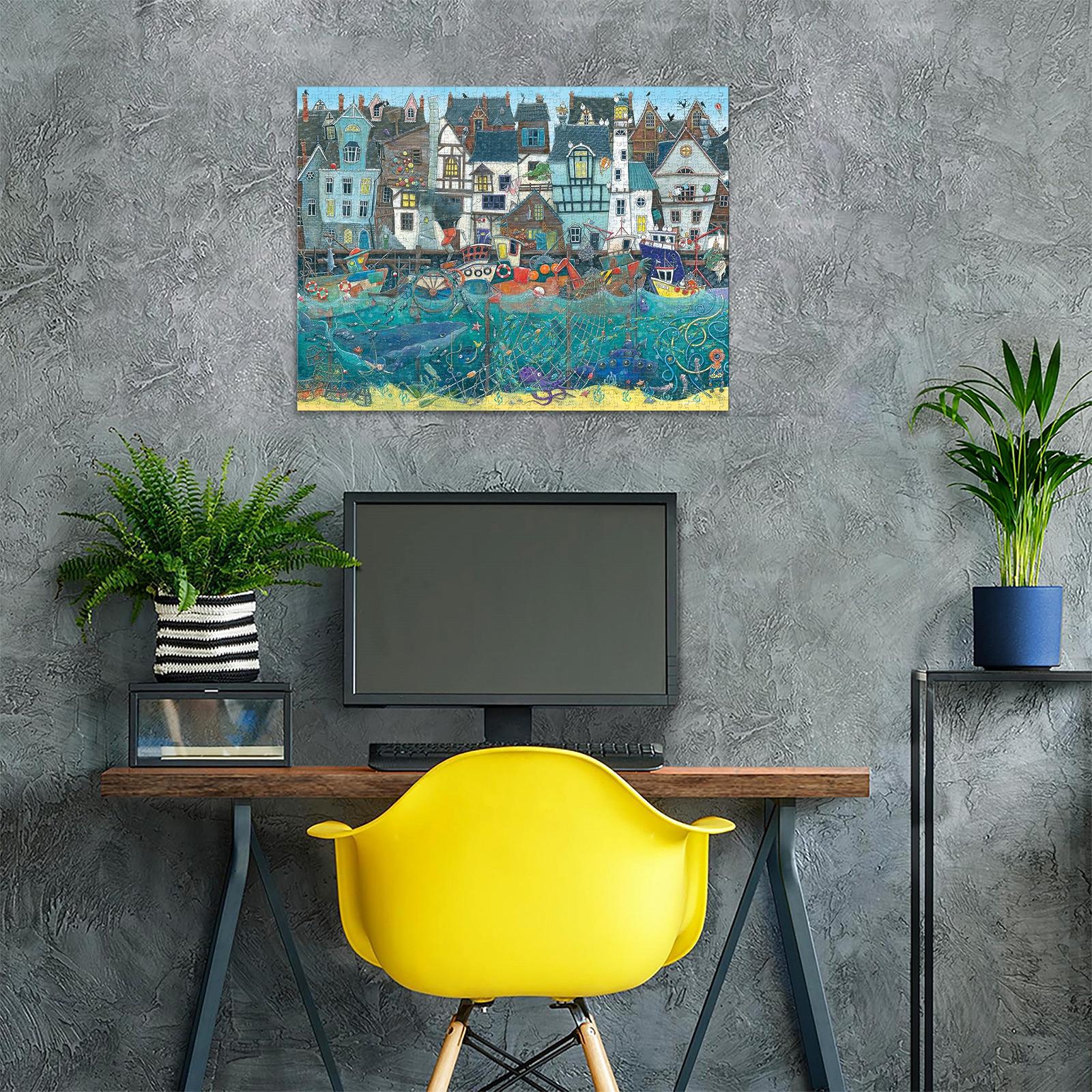 Пазл Ravensburger Habour of Wonders: a Bustling Fantasy Port 12001398 1500 элементов, фото №5