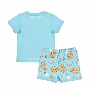 Комплект (футболка и шорты) Disney The Lion King для малышей, пижама из мягкого хлопка, 2 предмета synthetic.ua - Фото 1