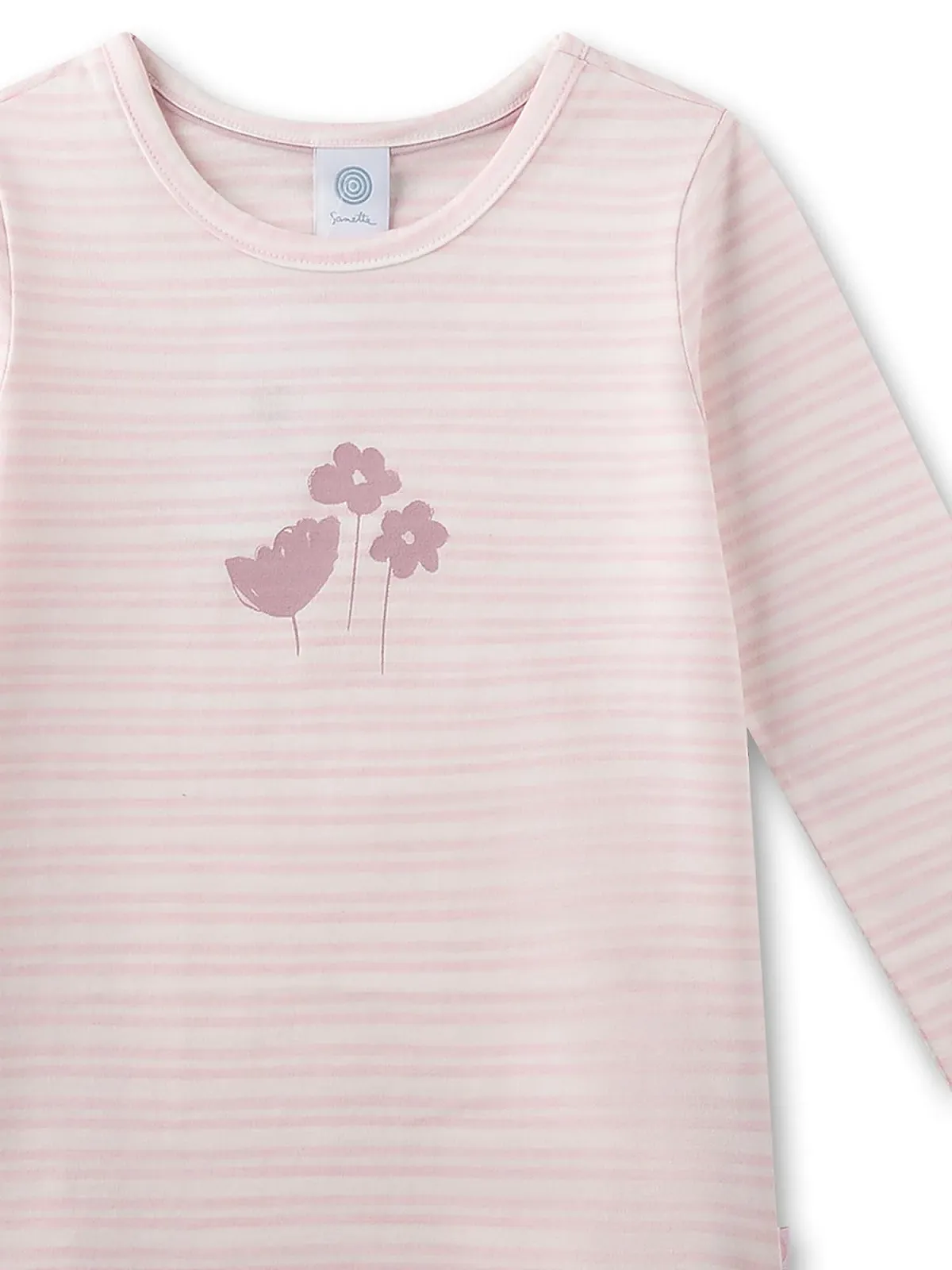 Пижама Sanetta для девочек длинная розовая, фото №3 Пижама Sanetta для девочек длинная розовая, фото №3