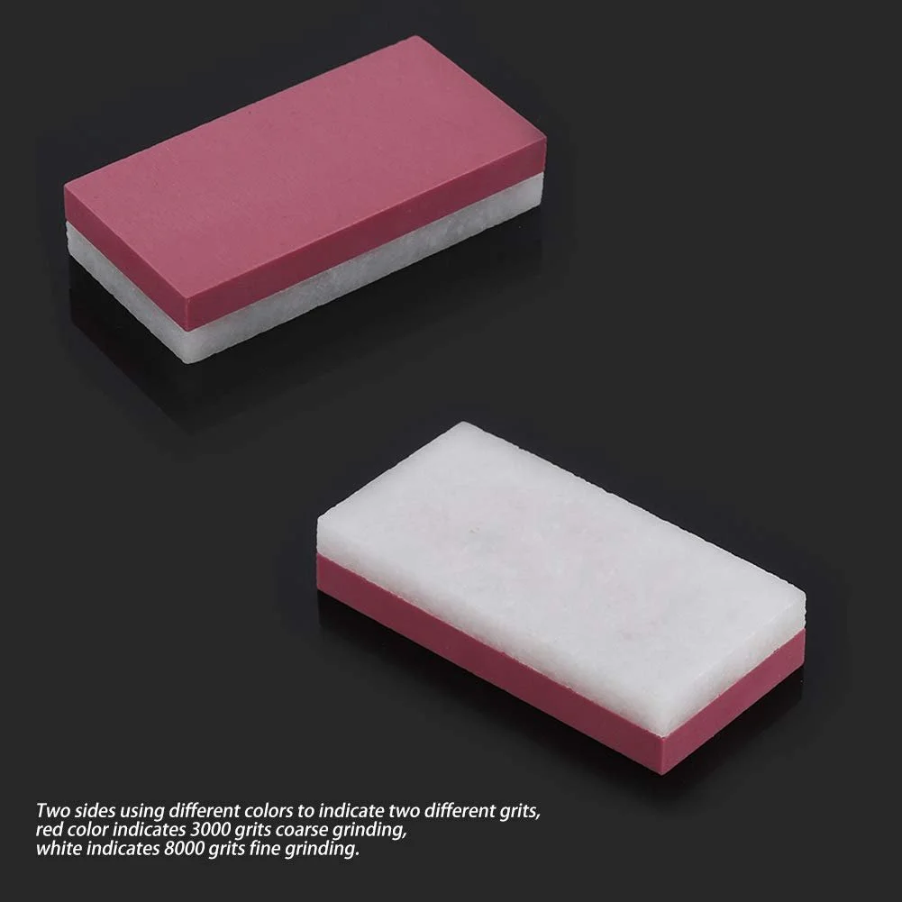 Точильний камінь двосторонній 3000/8000 грит з антиковзкою основою професійний, фото №7