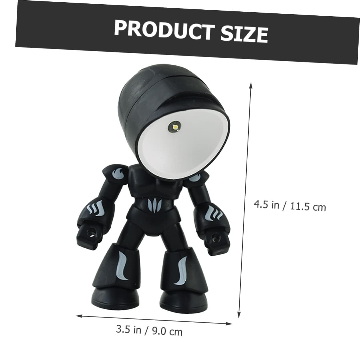 Світильник DOITOOL Robot LED Нічник Мініатюрний Декор Набір з 4, фото №7