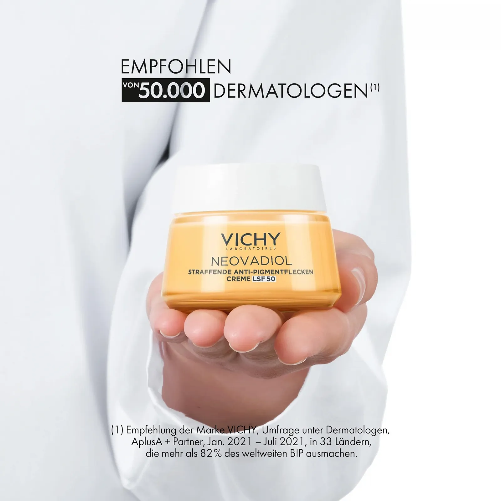 Денний крем Vichy Neovadiol Зміцнювальний проти пігментації SPF 50 Проти пігментних плям та зморщок Антивіковий з ніацинамідом, проксиланом та гіалуроновою кислотою 50 мл, фото №7