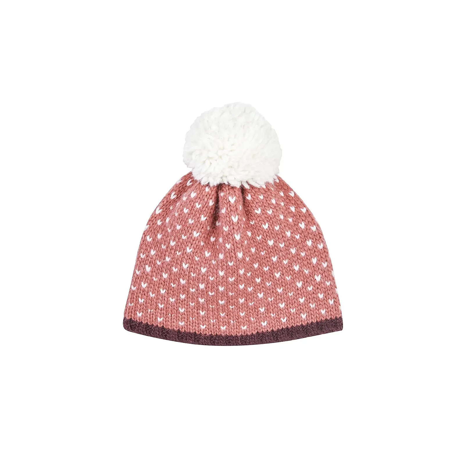 Шапка в'язана Finkid Pekoni з крапками та помпоном, фото №1 Шапка в'язана Finkid Pekoni з крапками та помпоном, фото №1