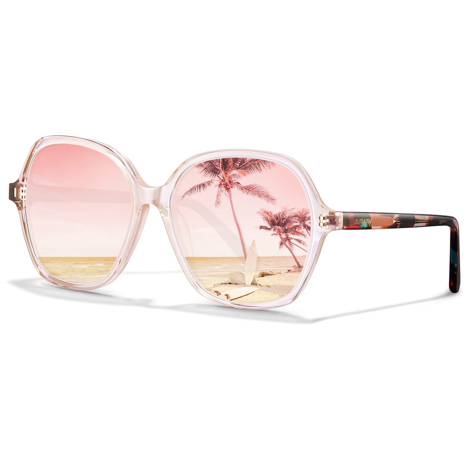 Великі Модні Поляризовані Сонцезахисні Окуляри AVAWAY для Жінок, Ацетатна Оправа, Великий Розмір, UV 400 Захист, фото №9 Великі Модні Поляризовані Сонцезахисні Окуляри AVAWAY для Жінок, Ацетатна Оправа, Великий Розмір, UV 400 Захист, фото №9