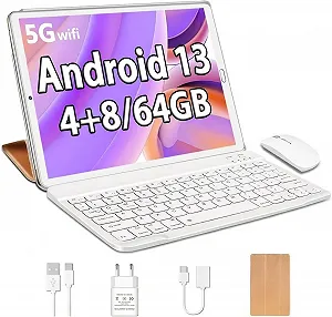 Планшет 10.1" Yestel X2 4+8/64Gb 8 ядер Android 13 6000 mAh Gold Rose - Фото 1