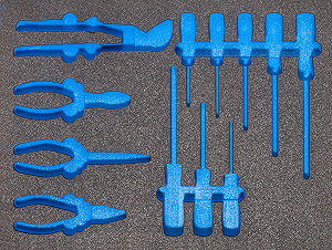 Ложемент зі спіненого матеріалу SW-STAHL Z3010-EINLAGE3 порожній для Z3010-3 - Фото 1