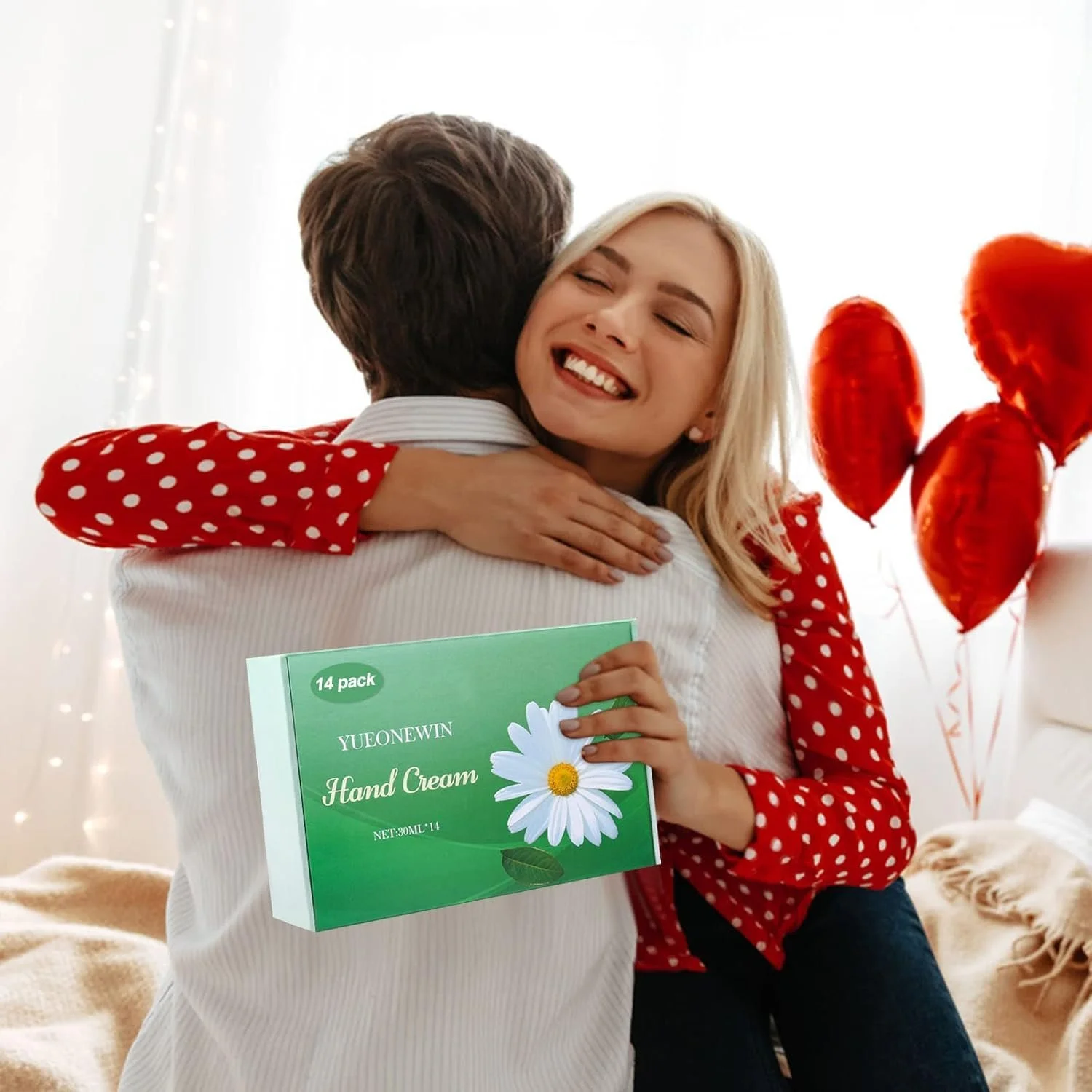 Набір кремів для рук 14 шт Різдвяні подарунки для сухої потрісканої шкіри рук, фото №7