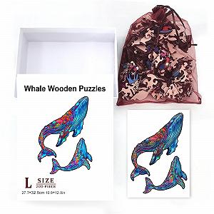 Деревянный пазл GLOBLELAND Whale 200 деталей 15.5 x 10.9 дюймов цена на synthetic.ua - Фото 1 Деревянный пазл GLOBLELAND Whale 200 деталей 15.5 x 10.9 дюймов synthetic.ua - Фото 1