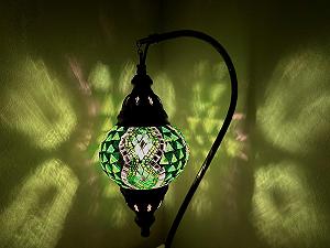 Настільна лампа Samarkand Lights Mosaic Floor Lamp Wire Gold synthetic.ua - Фото 1