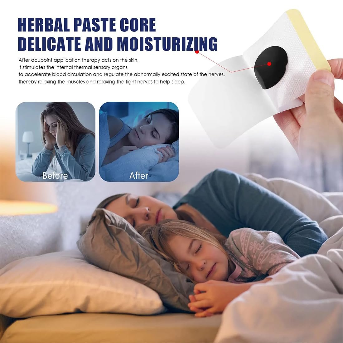 Пластирі для сну 96 шт., Натуральні для глибокого сну для покращення якості сну, фото №5 Пластирі для сну 96 шт., Натуральні для глибокого сну для покращення якості сну, фото №5