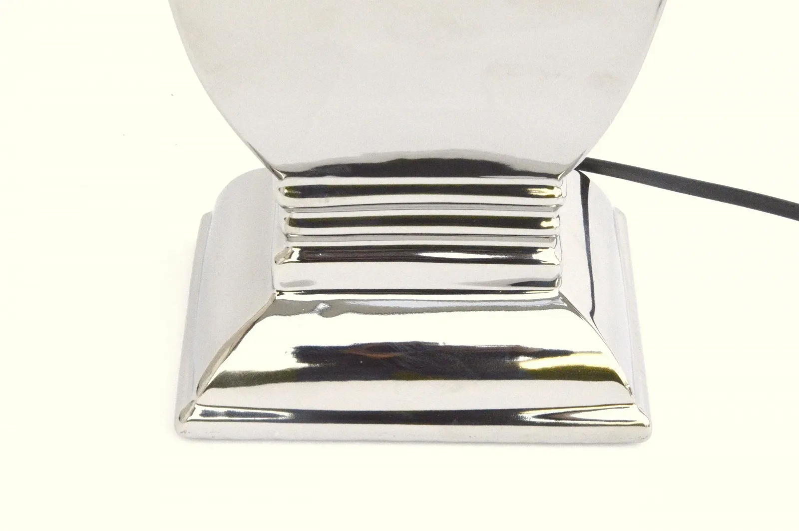 Настільна лампа Shabby Chic Rectangular Silver/Black, фото №1