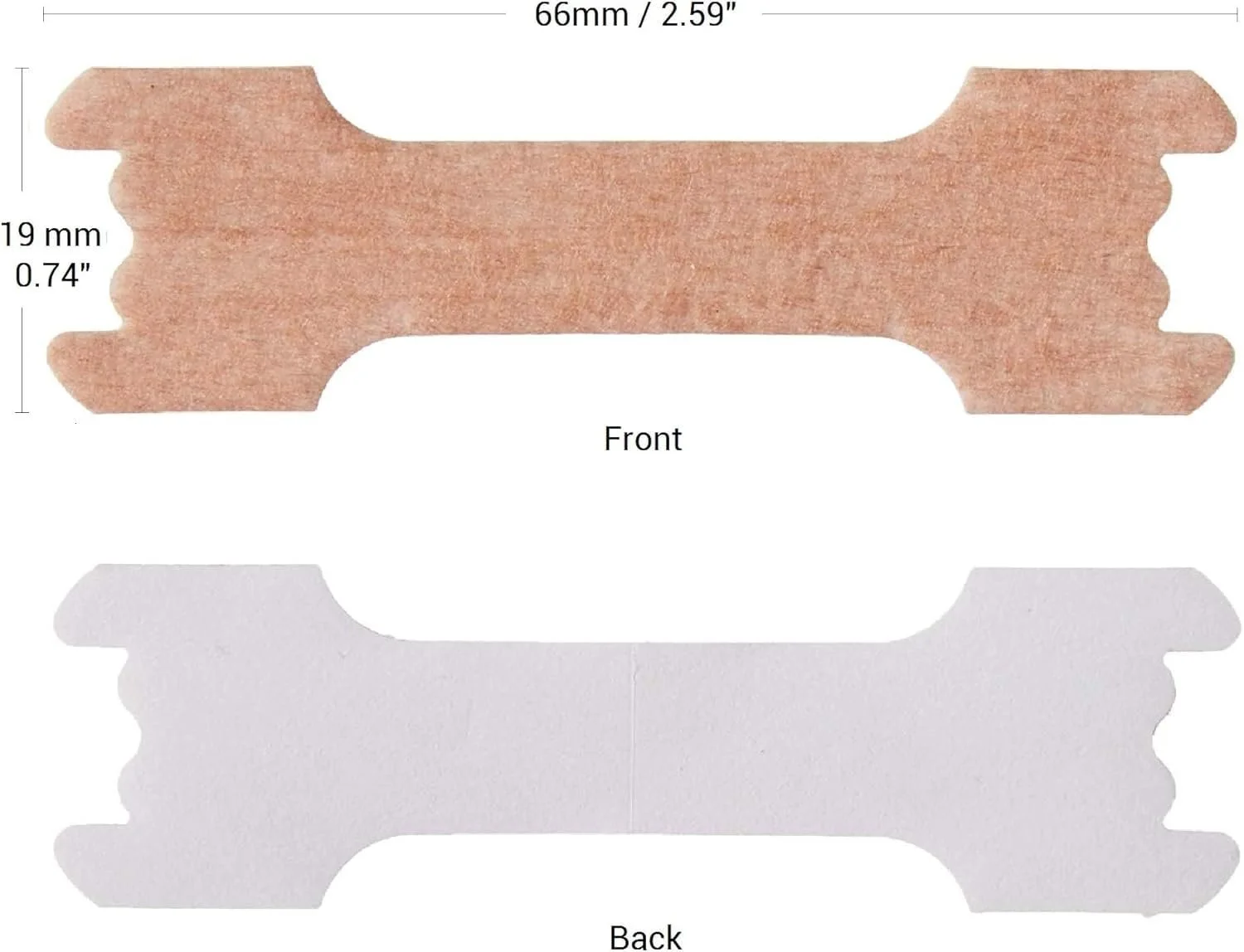 Пластирі від хропіння AirPromise 100 шт 66 x 19 мм тілесного кольору, фото №2