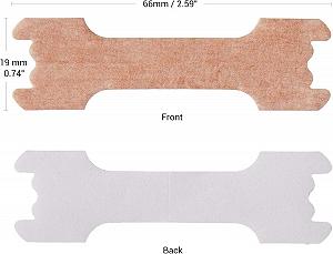 Пластирі від хропіння AirPromise 100 шт 66 x 19 мм тілесного кольору synthetic.ua - Фото 1