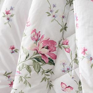 Покрывало Catherine Lansfield Bridgerton Penelope Floral Reversible 200 x 200 см, Eider Down, Cream synthetic.ua - Фото 1