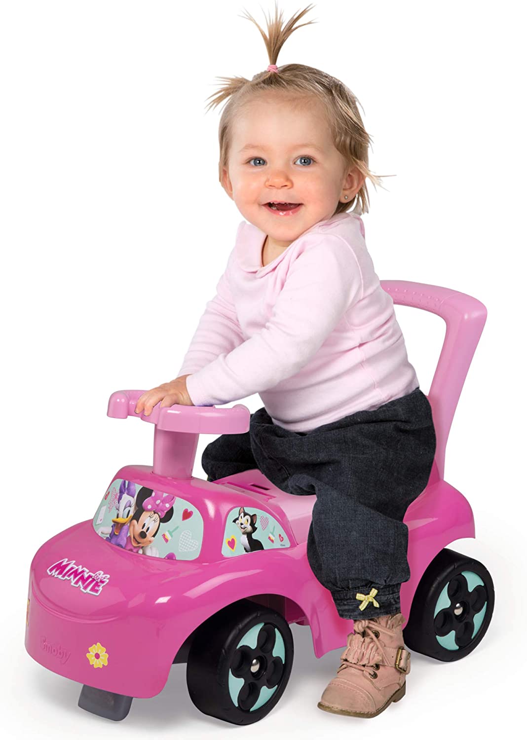 Толокар Smoby 720522 Minnie Car Ride-On Vehicle Розовый, фото №3