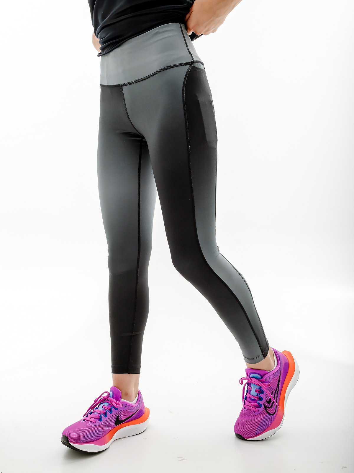Леггинсы Nike W NK DF FST MR 7/8 TGHT SNL NV L, фото №1