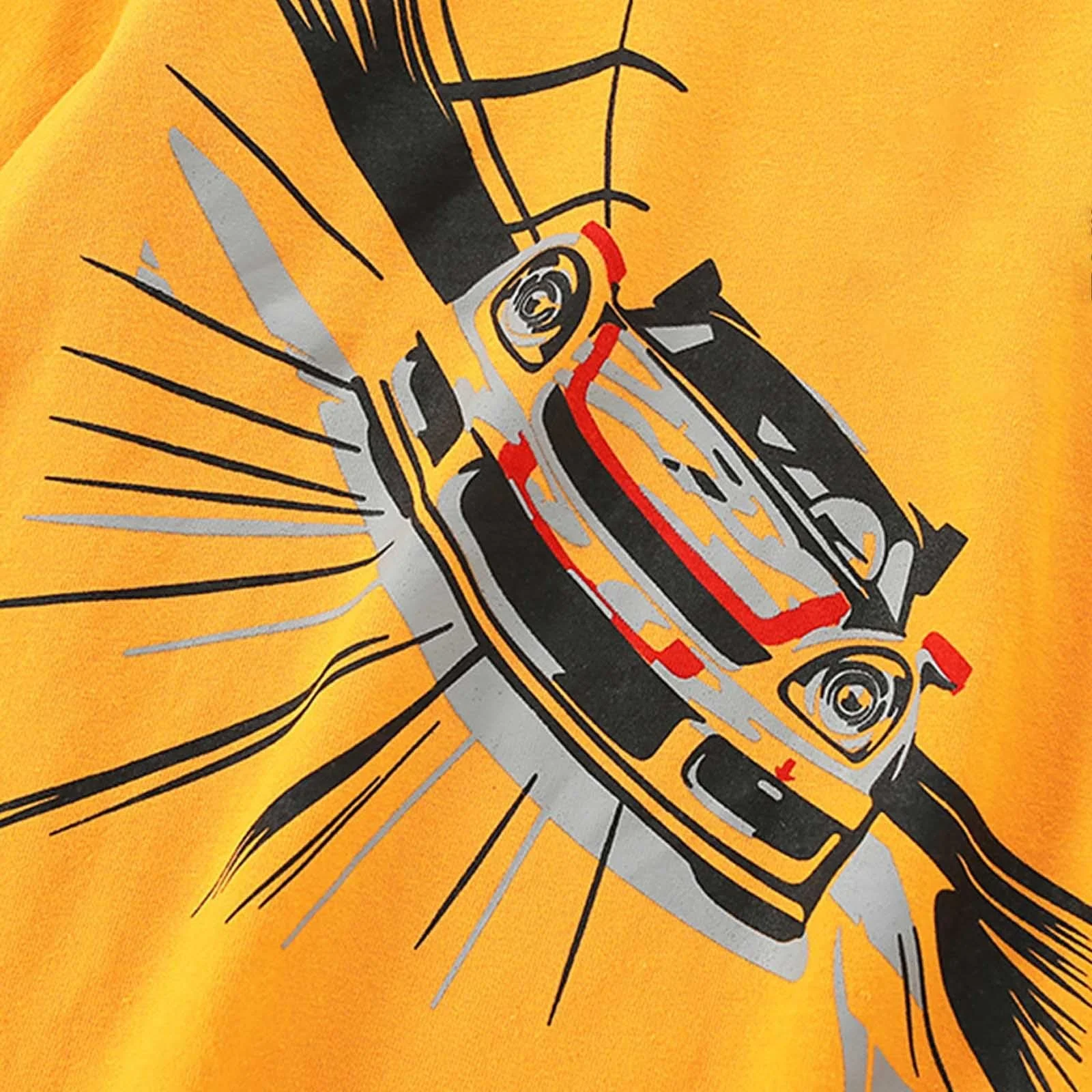 Пуловер для мальчиков 164 - Толстовки и свитшоты для девочек, повседневный пуловер с круглым вырезом и гоночным принтом, удобный детский верх для повседневной носки, фото №5