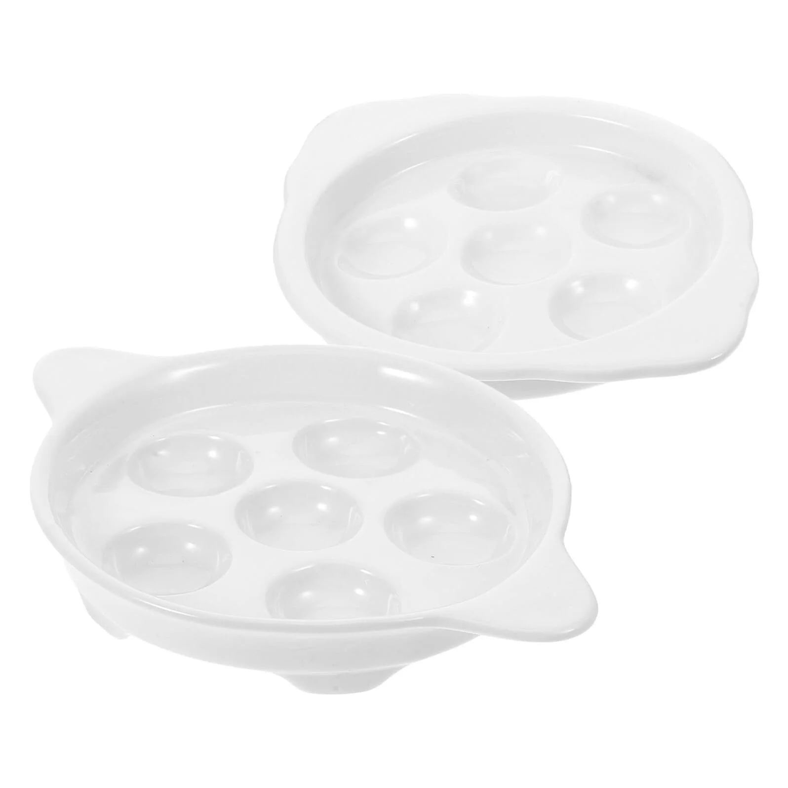 Набір форм для випікання Veemoon 2 шт керамічні для равликів та морепродуктів з ручками та отворами, фото №1