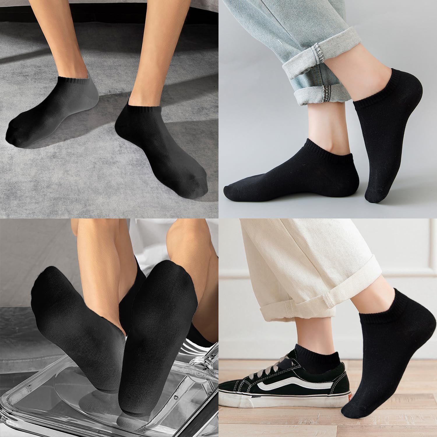 Невидимі шкарпетки для кросівок (12 пар), фото №5