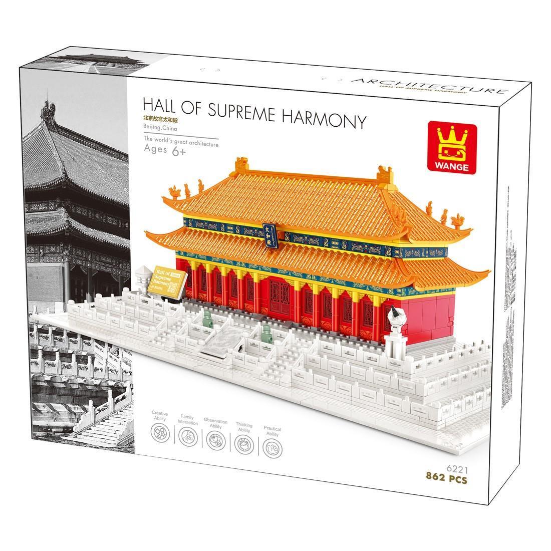 Конструктор Wange Заборонене місто Пекін Китай 6221, фото №1 Конструктор Wange Заборонене місто Пекін Китай 6221, фото №1