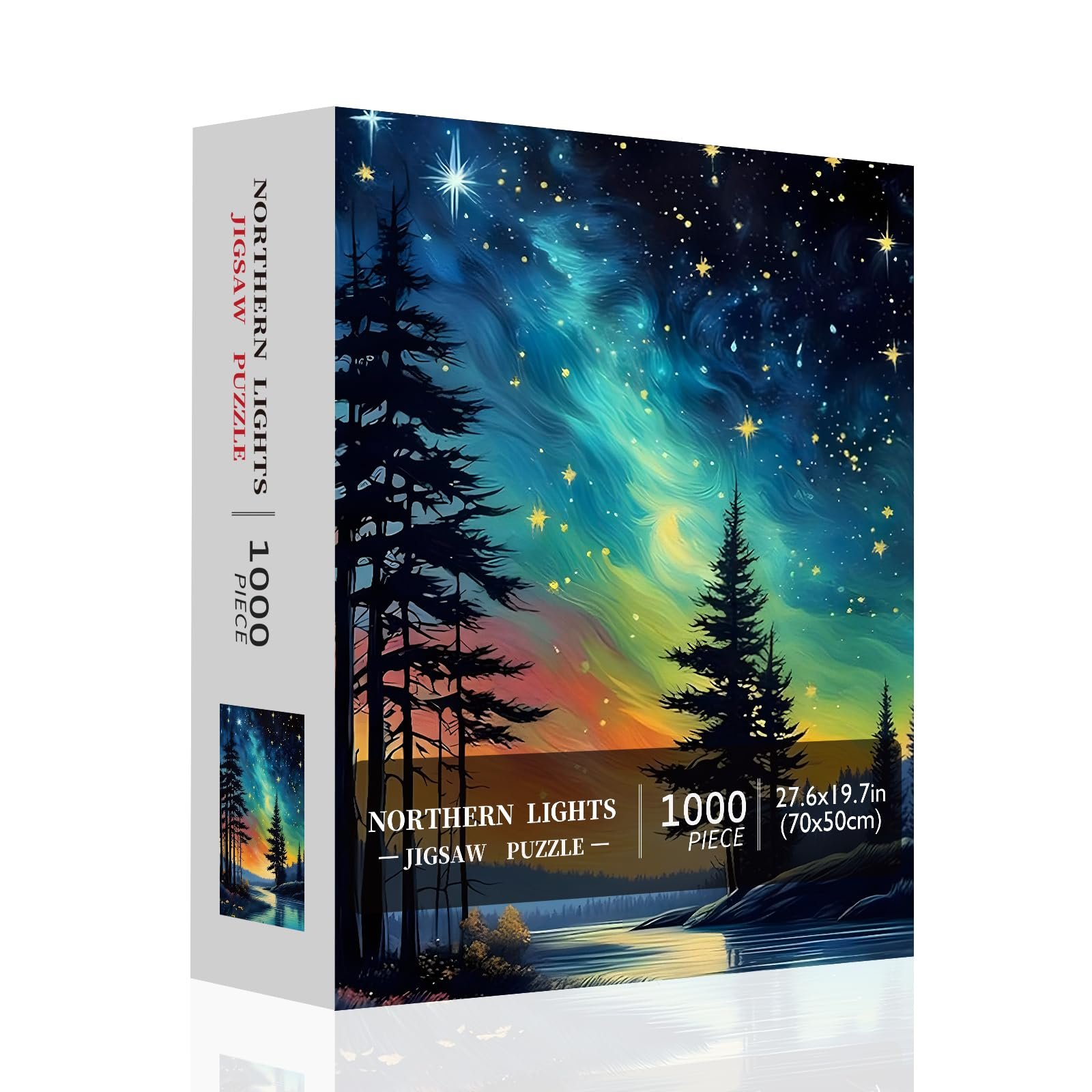 Пазли Northern Lights Jigsaw Puzzle 1000 елементів 70 x 50 см, фото №2 Пазли Northern Lights Jigsaw Puzzle 1000 елементів 70 x 50 см, фото №2