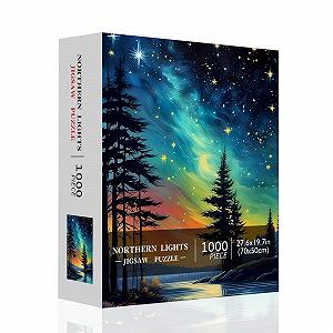 Пазли Northern Lights Jigsaw Puzzle 1000 елементів 70 x 50 см synthetic.ua - Фото 1