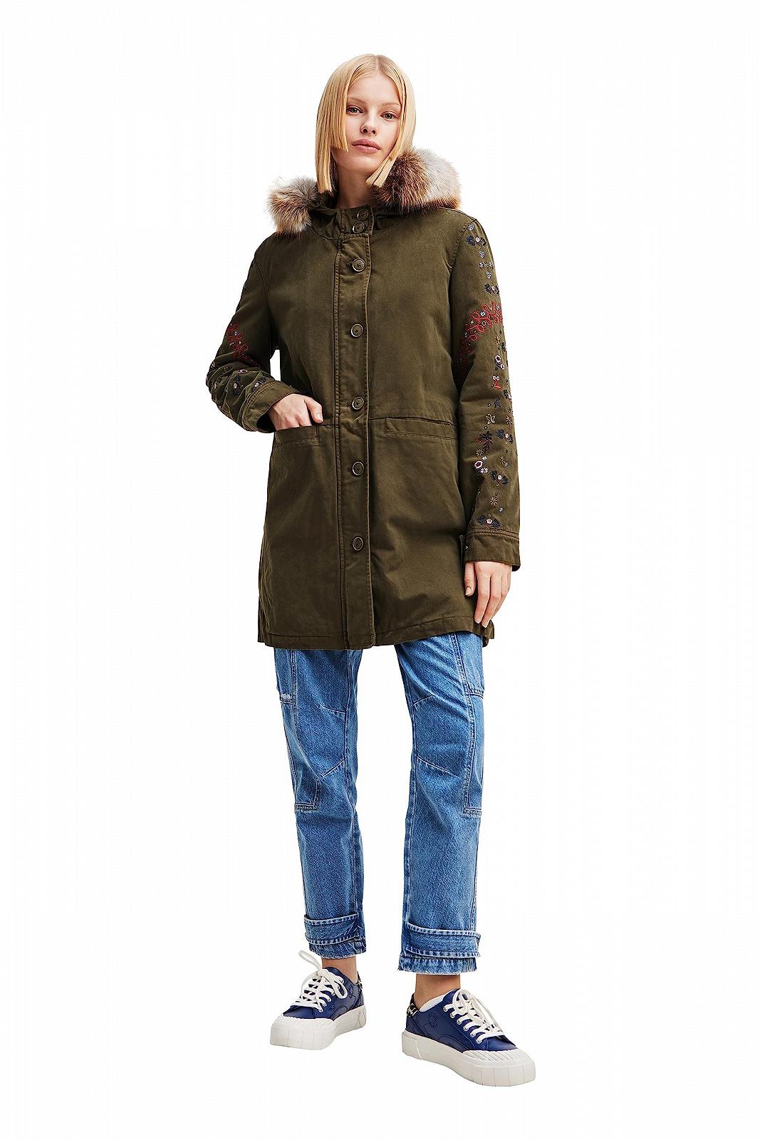 Жіноча парка Desigual Woven, фото №1
