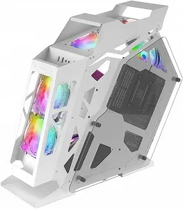 Ігровий корпус для ПК Mars Gaming MC61 / без БЖ / ARGB Chroma / Білий synthetic.ua - Фото 1