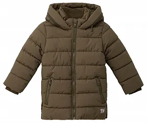 Унисекс Детское стеганное пальто с капюшоном s.Oliver - Фото 1