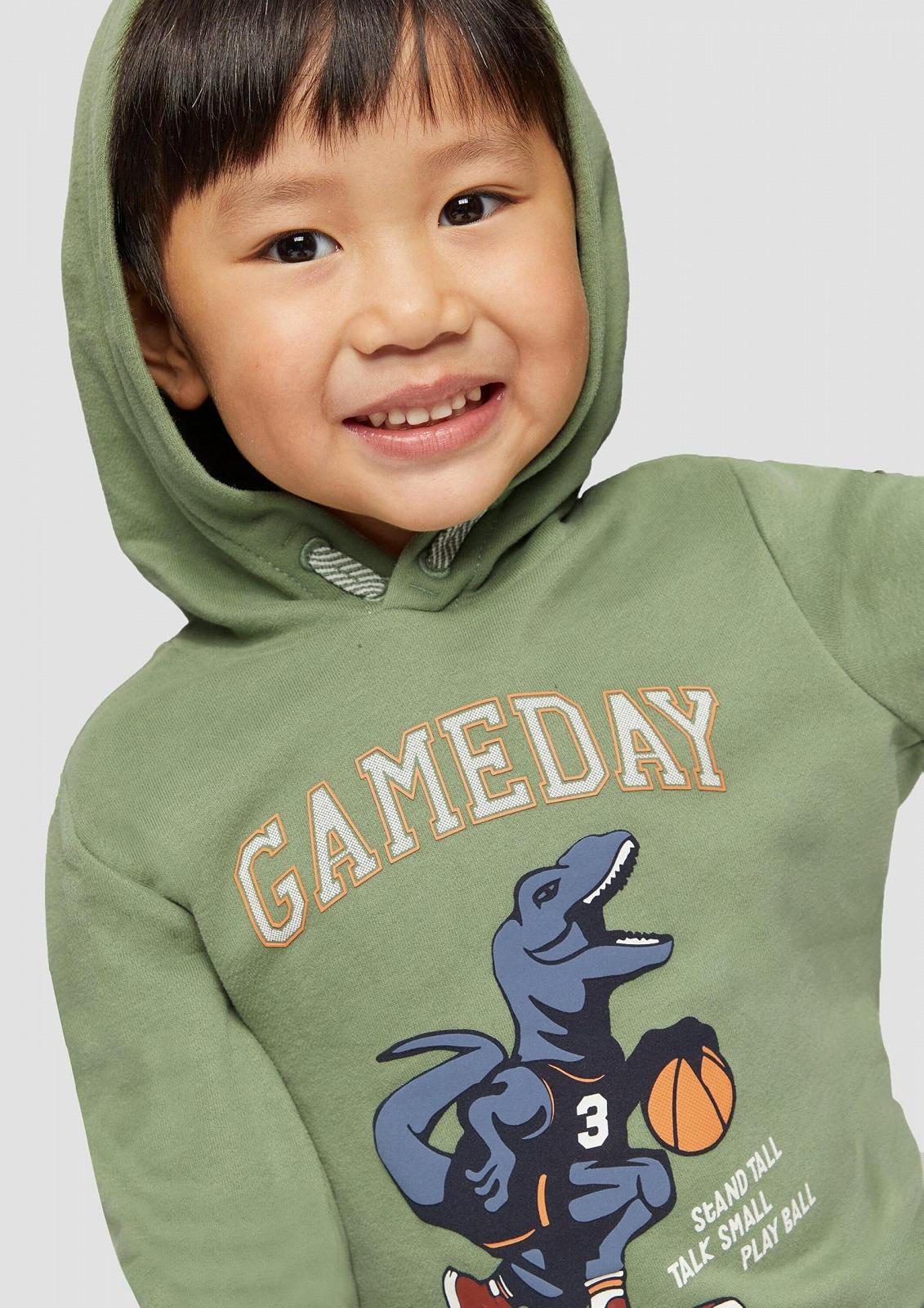 Толстовка з капюшоном s.Oliver з прогумованим принтом, фото №2