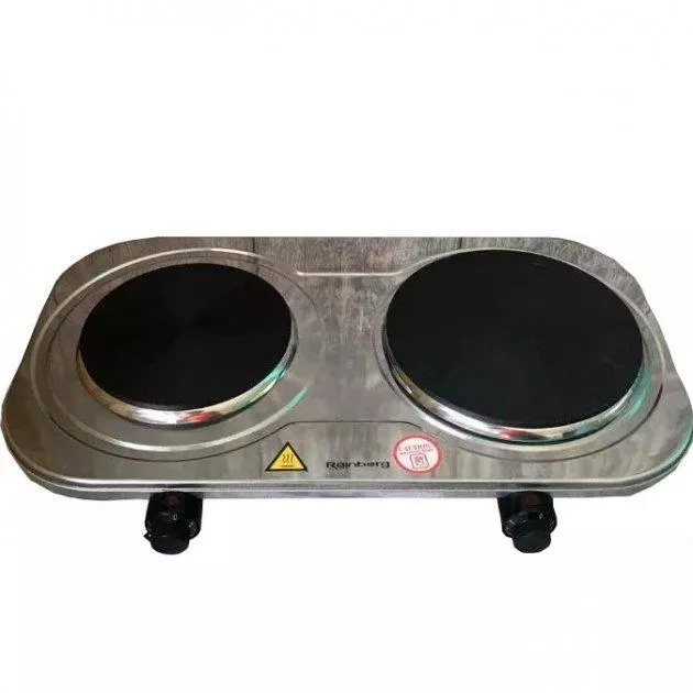 Электроплита двухкомфорочная Rainberg RB-007, фото №1 Электроплита двухкомфорочная Rainberg RB-007, фото №1