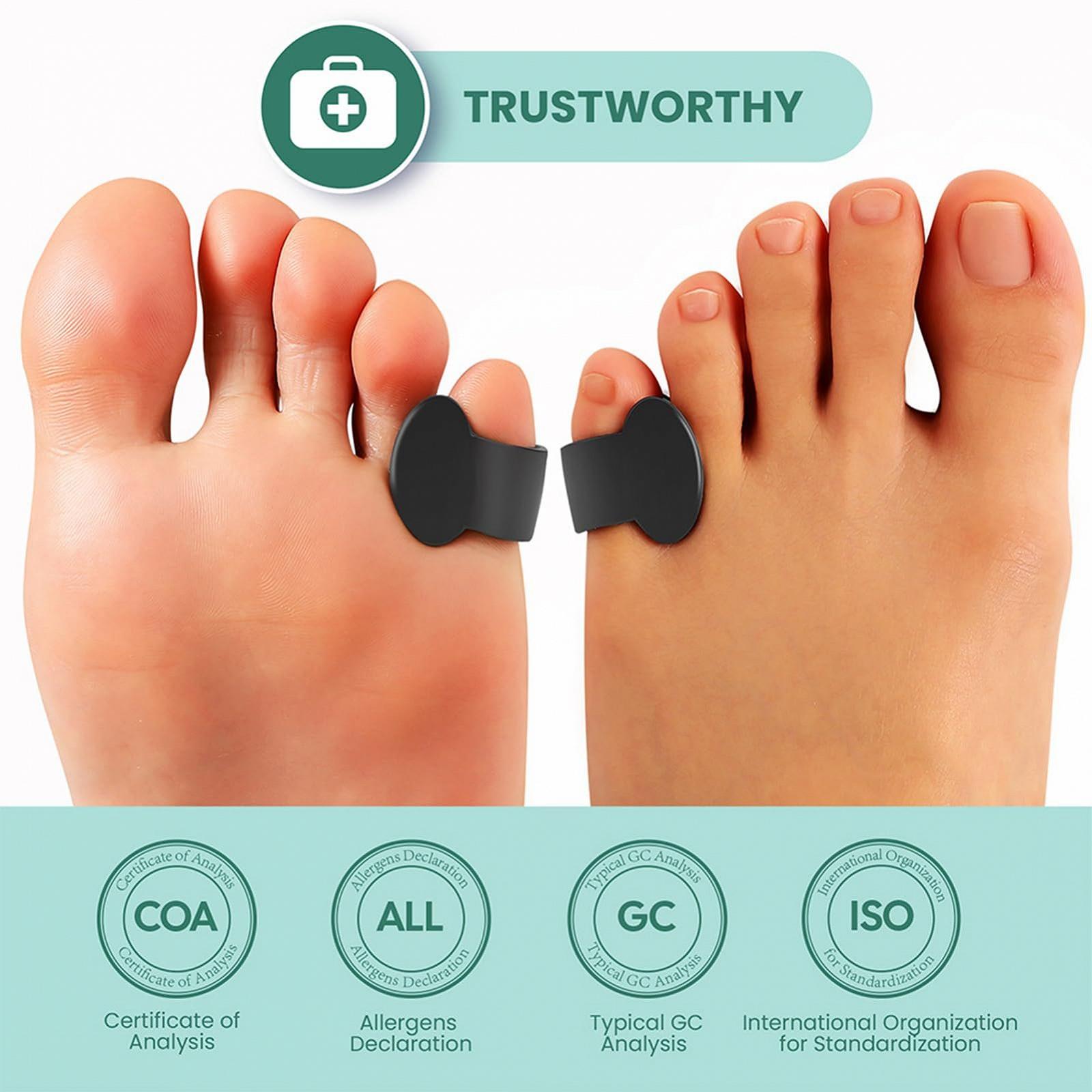 Роздільники для пальців ніг для корекції вальгусної деформації та відновлення форми пальців ніг, легкі силіконові, фото №6 Роздільники для пальців ніг для корекції вальгусної деформації та відновлення форми пальців ніг, легкі силіконові, фото №6