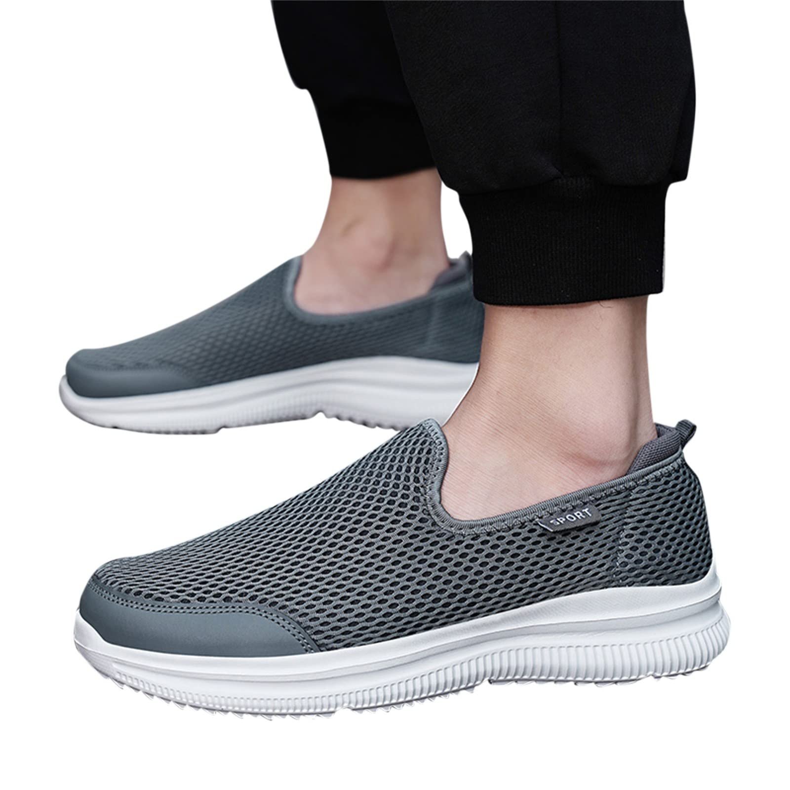 Кроссовки мужские Summer 2022 Hollow Fly Woven Легкие Дышащие Удобные Decompression Fashion Sports Running Shoes, фото №3