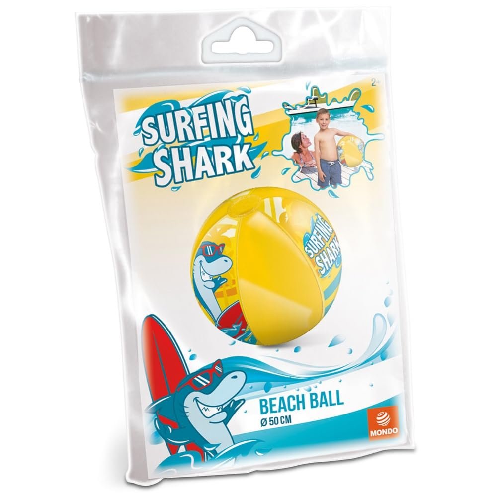 Пляжний М'яч Mondo Toys Surfing Shark 50 см, фото №2