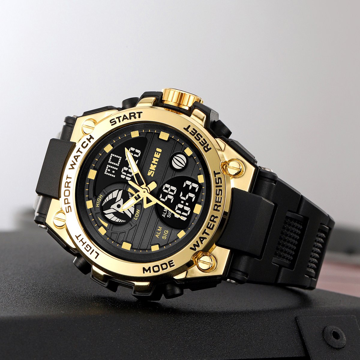 Годинник Skmei 2360BKGD Black-Gold, фото №5