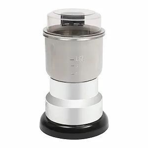 Електрична кавомолка 300 Вт, з нержавіючої сталі, для кавових зерен, горіхів, квасолі, для сухих продуктів, місткість 500 мл synthetic.ua - Фото 1