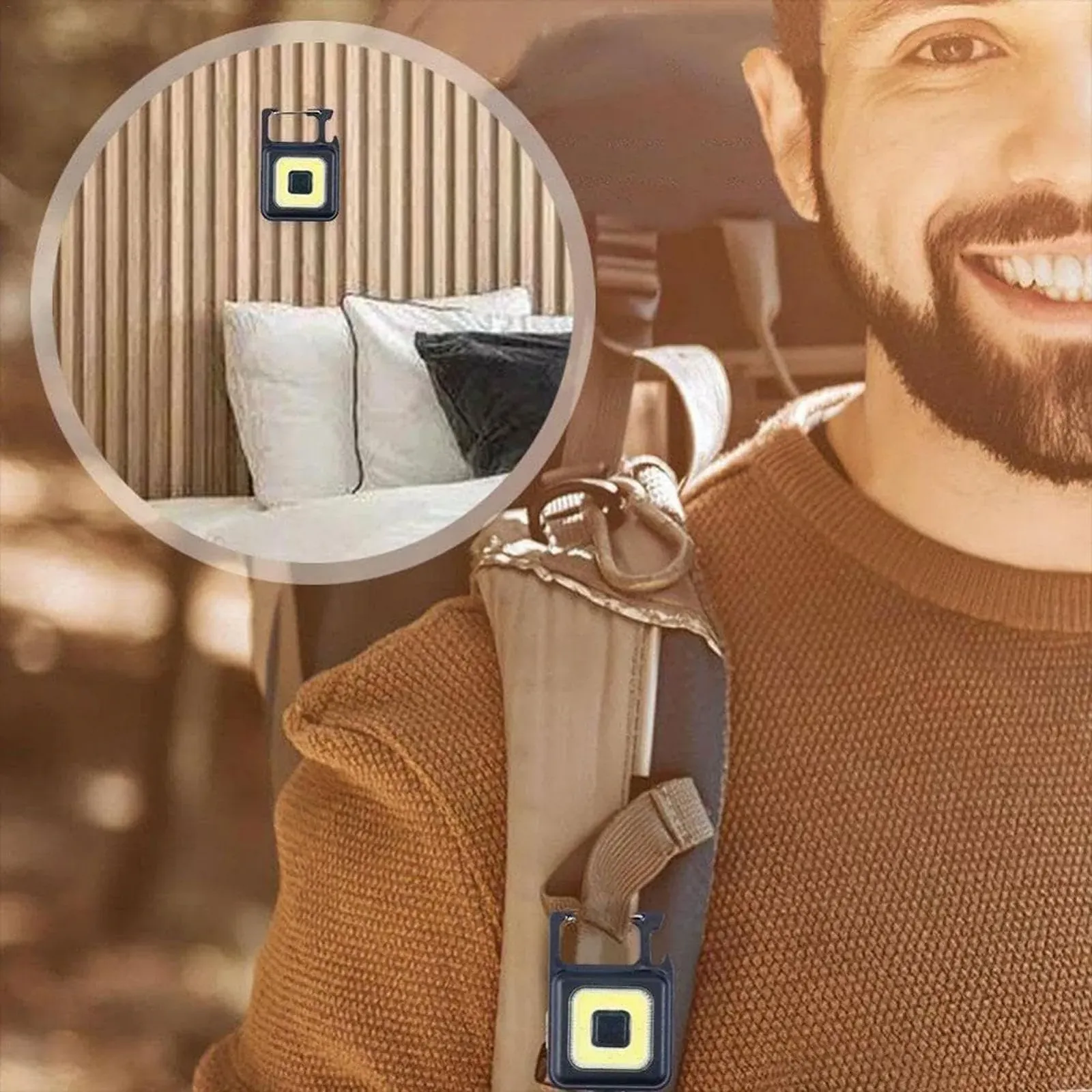 Фонарик-брелок LED, маленький, фото №2 Фонарик-брелок LED, маленький, фото №2