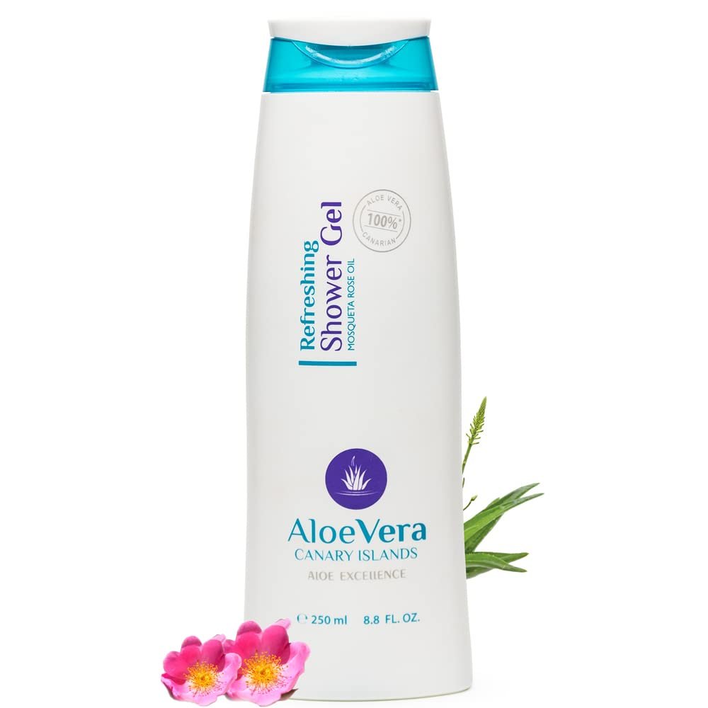 Гель для душу Aloe Excellence з алое вера та олією шипшини 250 мл, фото №1