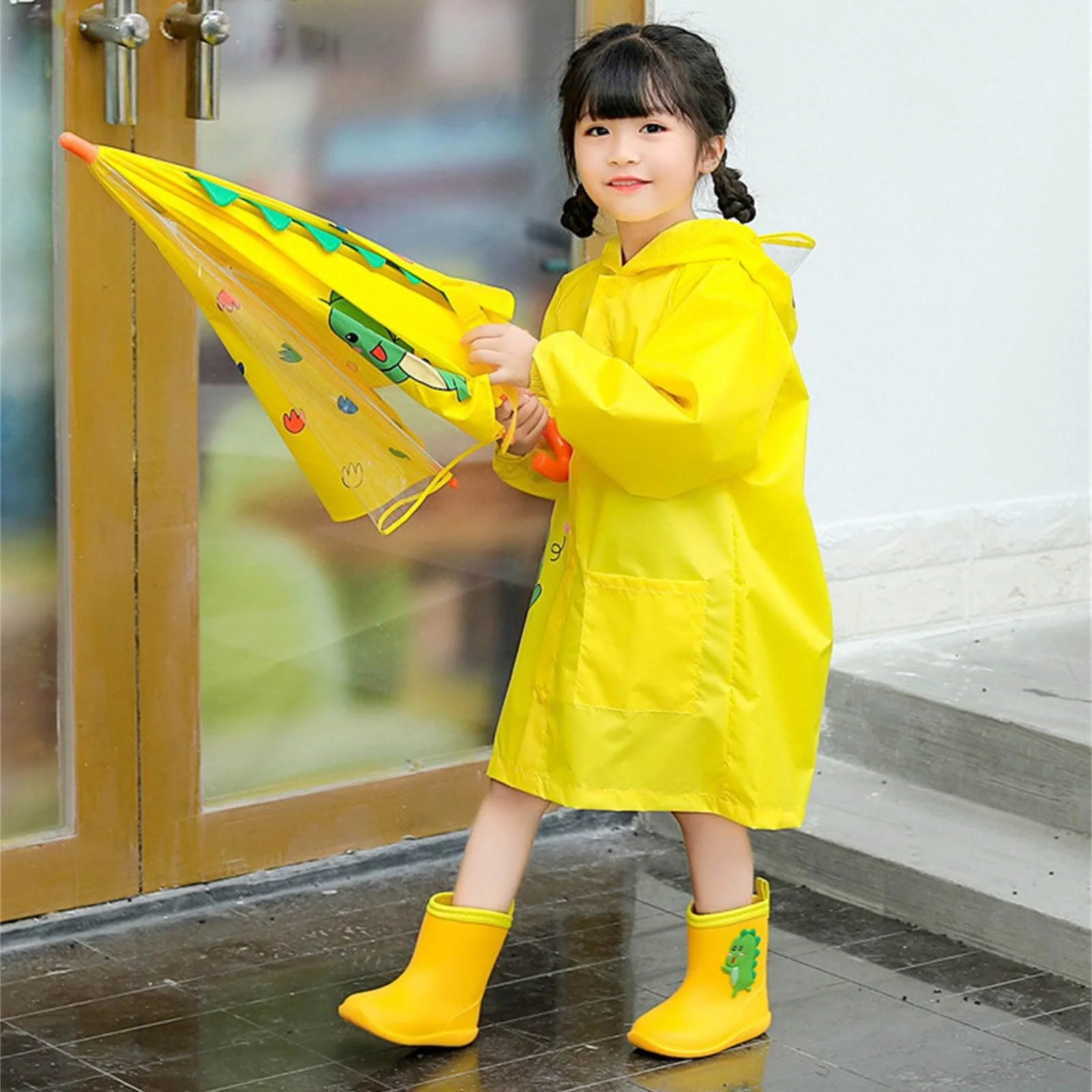 Куртка дощова XINYUNZU для хлопчиків Dinо, фото №8 Куртка дощова XINYUNZU для хлопчиків Dinо, фото №8