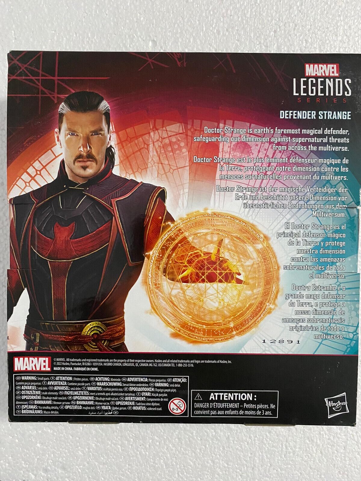 Фігурка Dr. Strange Marvel Legend Series Defender Strange F34265L0 Multi-Coloured, фото №2