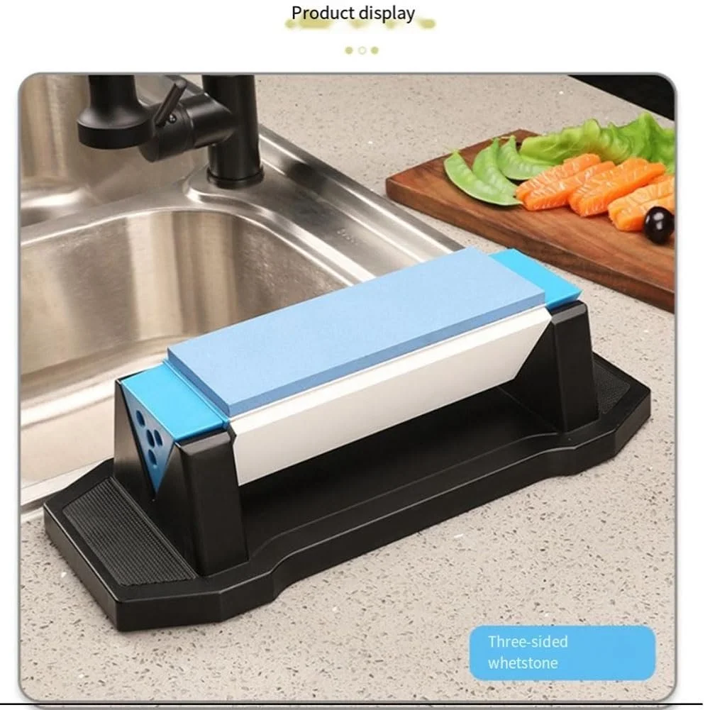 Точильний камінь керамічний 3-сторонній 400/1000/3000 грит, фото №3