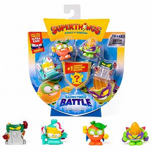 Игровой набор SuperThings, 5 шт (включая 1 сюрприз, 1 серебряного капитана) - Фото 1