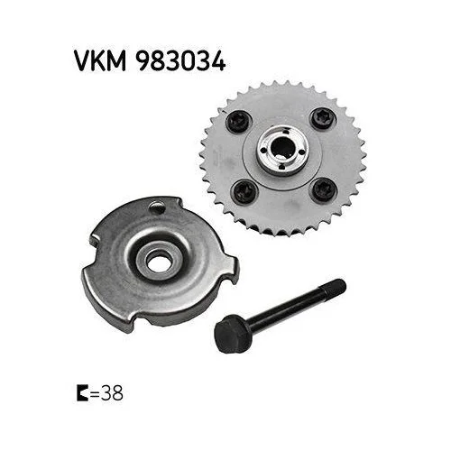 Регулятор фаз газораспределения SKF VKM 983034 для BMW выпускной, фото №2