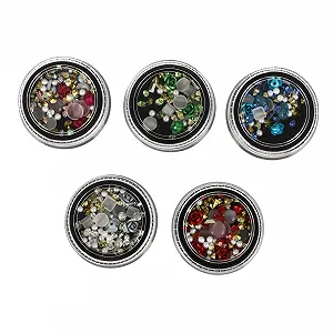 Стразы Цветы для дизайна ногтей Healvian DIY украшения для ногтей - Фото 1