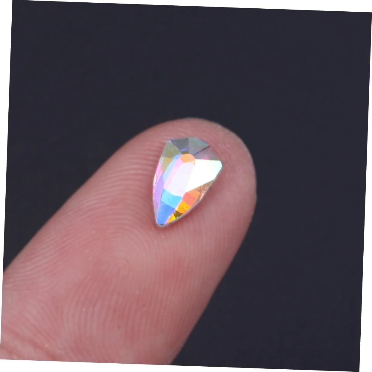 Стразы для ногтей FRCOLOR Имитация Форма щита 30 шт., фото №3