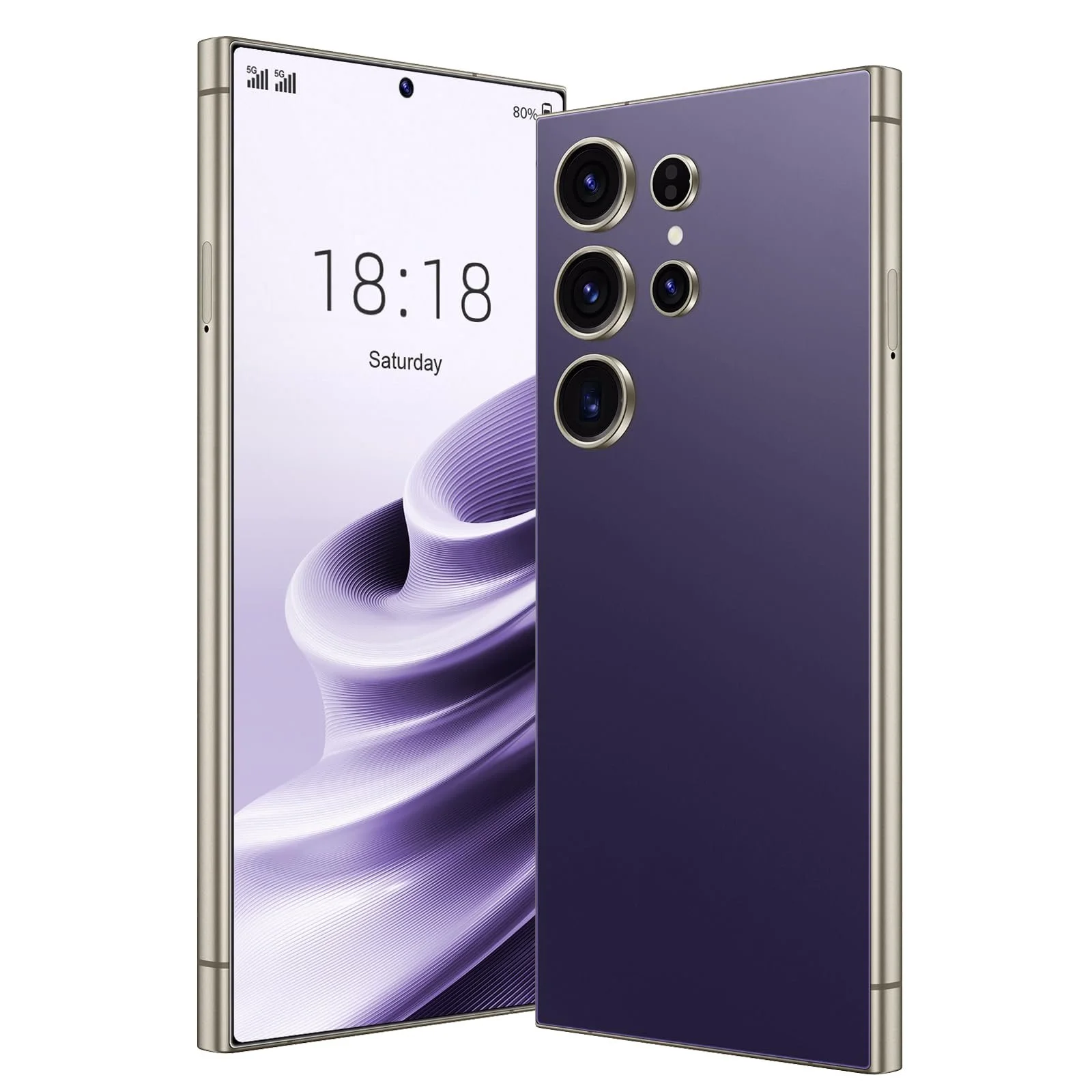 Смартфон 4Green 6.75 дюймов 3GB RAM + 64GB ROM 4G LTE 5MP + 16MP Dual SIM Metal Frame Пурпурный, фото №1