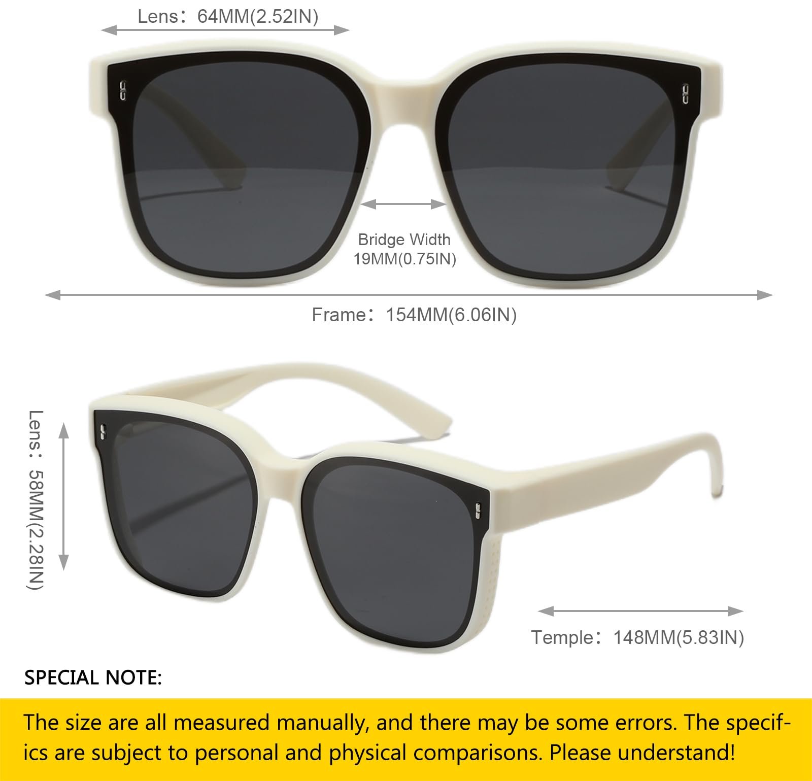 Сонцезахисні окуляри Cateye SHEEN KELLY Oversized TR90 з поляризованими лінзами для водіїв, для жінок, великого розміру, легкі, фото №4