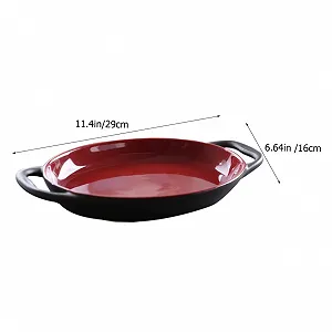 Форма для запекания SOIMISS керамическая с двумя ручками термостойкая synthetic.ua - Фото 1